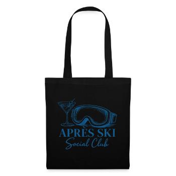 Après Ski Club Cocktail Skiing Winter Holiday - Tote Bag - black - Front