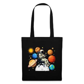 Astronaut Gaming Gaming Space Gamer - Tote Bag - black - Front