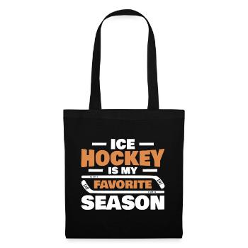 Eishockey ist meine Lieblingssaison - Tote Bag - black - Front