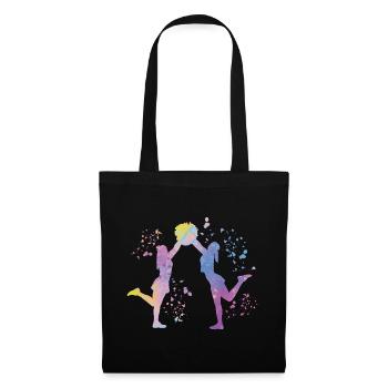 Cheerpom pom girls Mom Cheerleading - Sac en tissu - noir - Devant