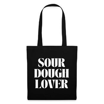 Amoureux de la pâte aigre - Sac en tissu - noir - Devant