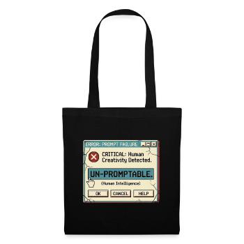 Unpromptable - Tote Bag - black - Front