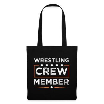 Wrestling Crew - Stoffbeutel - Schwarz - Vorne