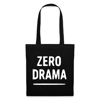 T-shirt de faute de frappe Zero Drama - Sac en tissu - noir - Devant
