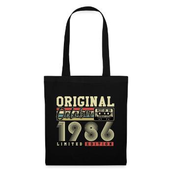 Original octobre 1986 – 40e anniversaire Rétro - Sac en tissu - noir - Devant