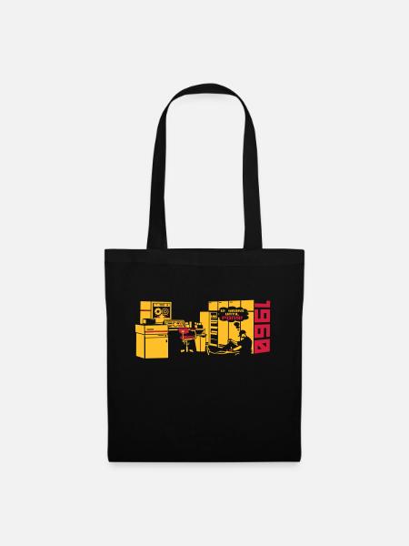 pong1960_2c - Tote Bag - black