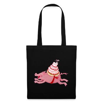 Wedding pigs - Tote Bag - black - Front