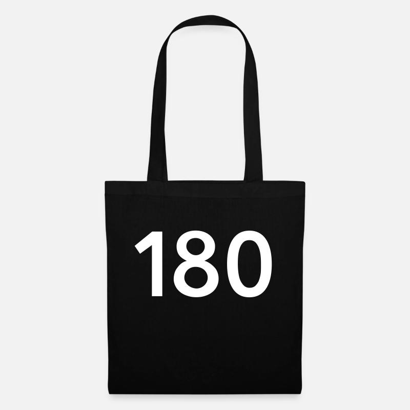 180 jeux de fléchettes - Sac en tissu - noir