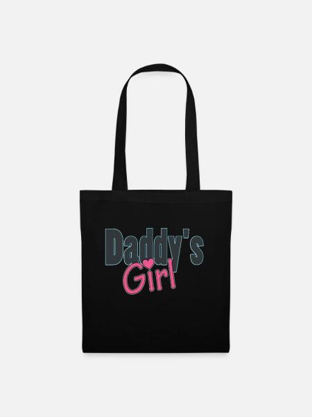 daddy's girl - Tote Bag - black