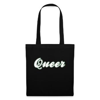 Unauffälliges Queer Design - Stoffbeutel - Schwarz - Vorne