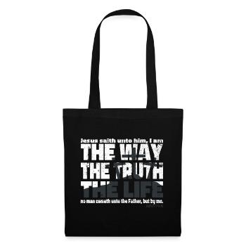 Jesus Christ the Way the Truth and the Life - Tote Bag - black - Front