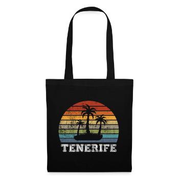 Tenerife vintage beach design - Tote Bag - black - Front