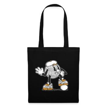 Tenue de pétanque boule pour boule bouler - Sac en tissu - noir - Devant