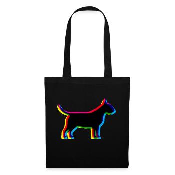 CMYK Bull Terrier - Tote Bag - black - Front