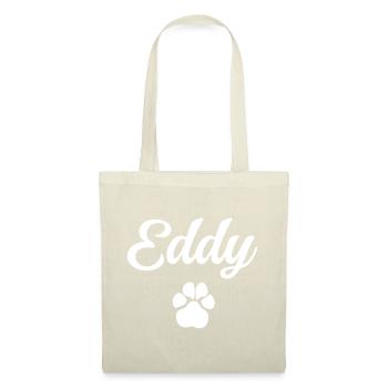 Dog name EDDY with paw - Tote Bag - nature - Front