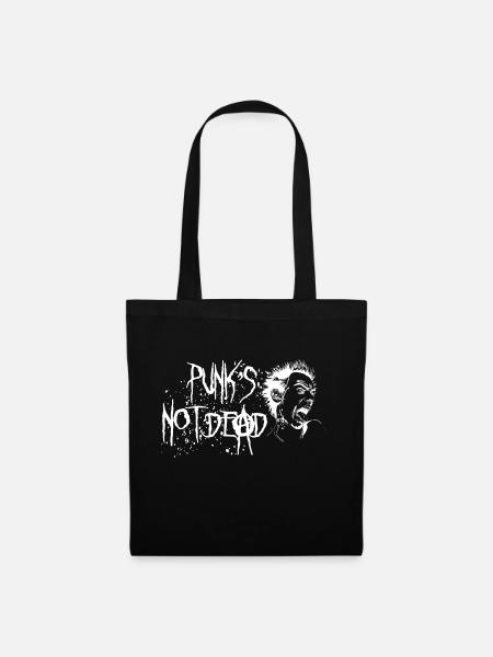 Punks not dead - Stoffbeutel - Schwarz