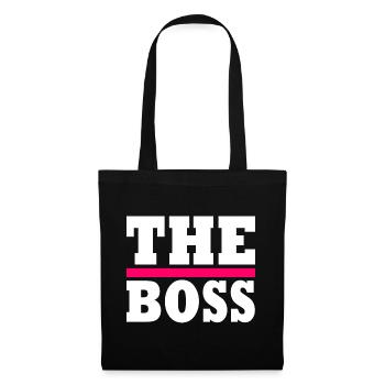 The boss - Sac en tissu - noir - Devant
