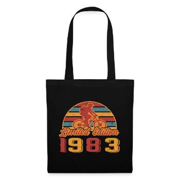 Bicycles Bicycle Birthday Mountain Bike 1983 - Tote Bag - black - Front