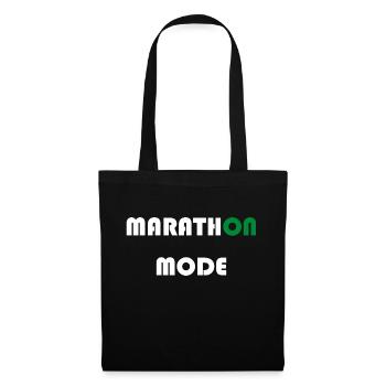 Triathlon Swim Bike Run Marathon - Stoffbeutel - Schwarz - Vorne