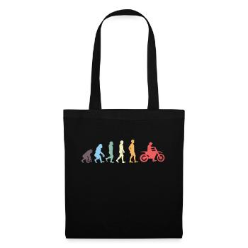 EVOLUTION MOTORRAD T-SHIRT - Stoffbeutel - Schwarz - Vorne