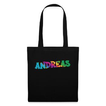 Andreas - Tote Bag - black - Front