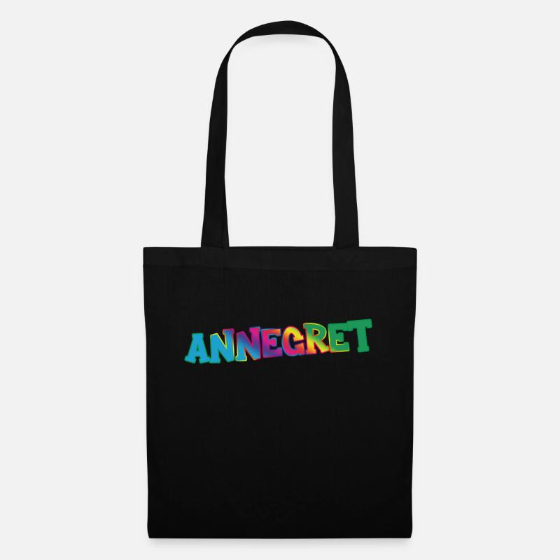 Annegret - Stoffbeutel - Schwarz