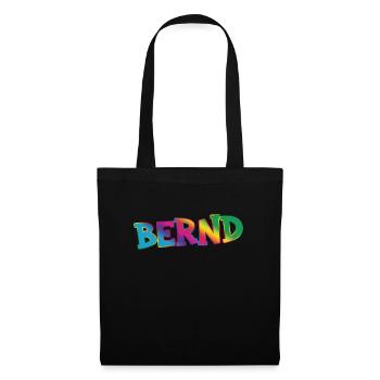 Bernd - Stoffbeutel - Schwarz - Vorne