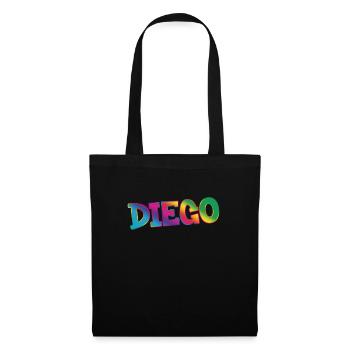 Diego - Stoffbeutel - Schwarz - Vorne
