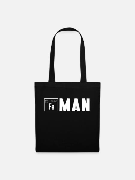 Iron Man Superheld - Stoffbeutel - Schwarz