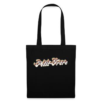 petit-frère vintage - Sac en tissu - noir - Devant