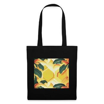 Tropical Green and Yellow leaves 6 - Tote Bag - black - Front