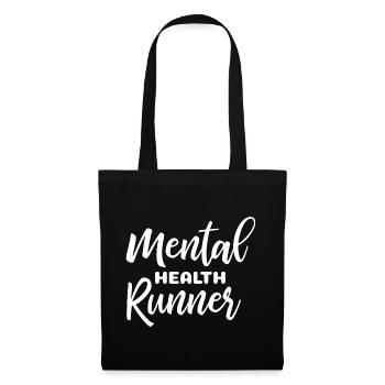 Mental Health Runner - Stoffbeutel - Schwarz - Vorne