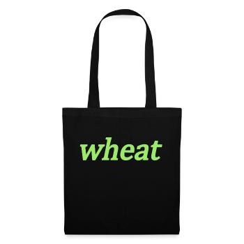 wheat - Stoffbeutel - Schwarz - Vorne