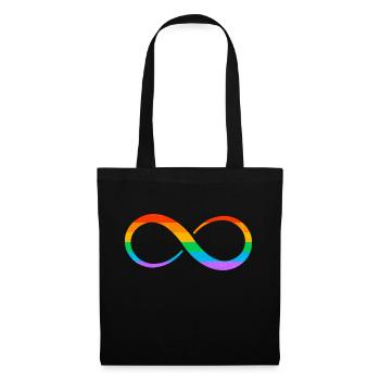 Gay Pride Parade LGBTQ+ Rainbow Flag Body Positive - Tote Bag - black - Front