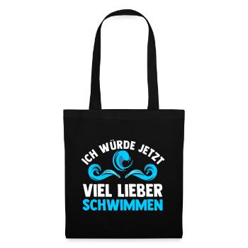 Schullehrer Lehrer - Stoffbeutel - Schwarz - Vorne