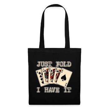 Juste plier je l’ai 2 - Sac en tissu - noir - Devant