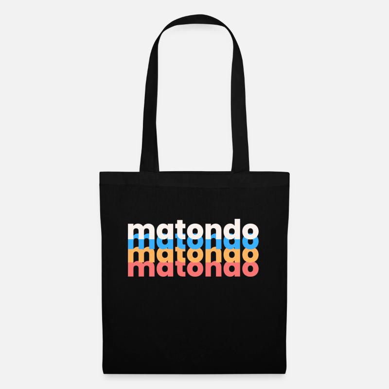 Mantondo - Stoffbeutel - Schwarz