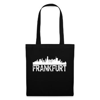 Frankfurt - Stoffbeutel - Schwarz - Vorne