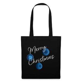 Merry Christmas! - Stoffbeutel - Schwarz - Vorne