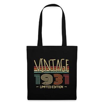 Vintage 1931 Cadeau Anniversaire 1931 Rétro1931 - Sac en tissu - noir - Devant