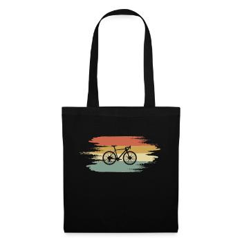 Bicycle Retro Vintage Cycling - Tote Bag - black - Front