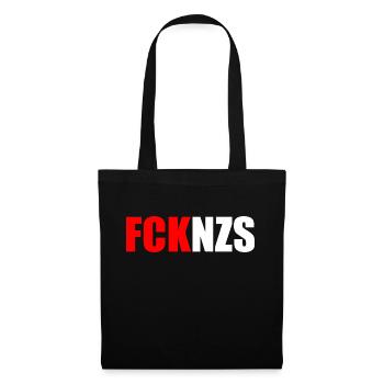 Fck nzs - Stoffbeutel - Schwarz - Vorne