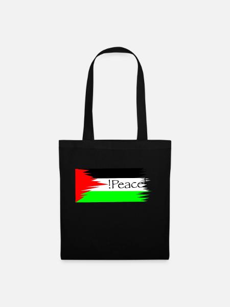 Palestine Peace - Stoffbeutel - Schwarz