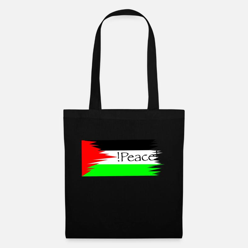 Palestine Peace - Stoffbeutel - Schwarz