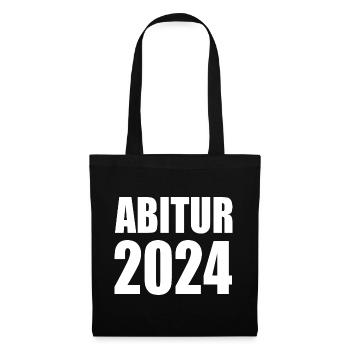 Abitur 2024 - Stoffbeutel - Schwarz - Vorne