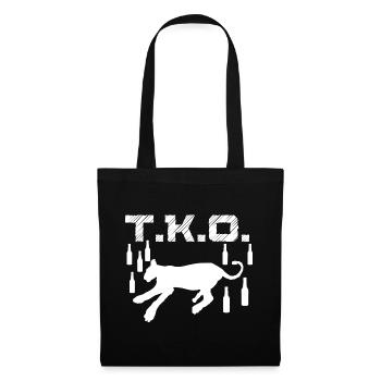 TKO Drunk Predator Évanoui Blackout Coma Blanc - Sac en tissu - noir - Devant