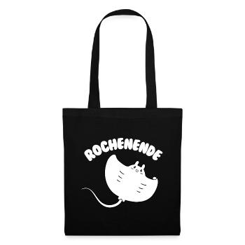 Cadeau drôle de fin de raie pour les fans de raies manta - Sac en tissu - noir - Devant