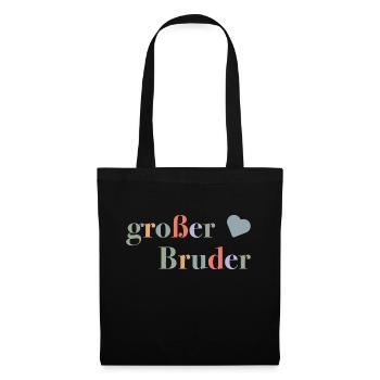 Big Brother – Birth Gift for Boys - Tote Bag - black - Front