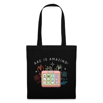 AAC Communication Sign Language SLP - Tote Bag - black - Front