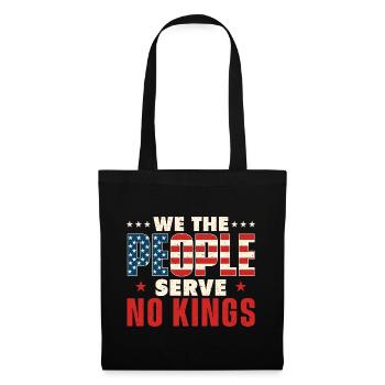 We The People Serve No Kings Liberty USA - Tote Bag - black - Front